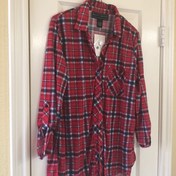 Beautiful flannel look shirt - never worn - Picture 1 of 3